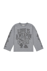 GRAY LOVE LONGSLEEVE