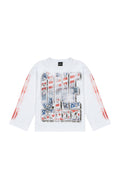 WHITE ONE ATOM LONGSLEEVE