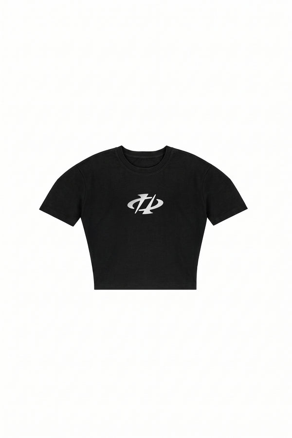 Koszulka Babe REFLECTIVE LOGO Black
