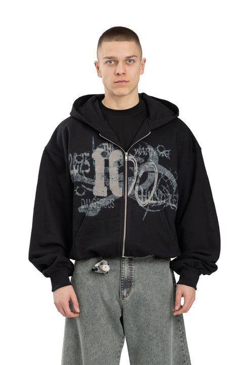Bluza Zip Danger Zone Black