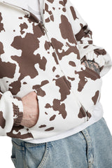 Bluza Zip Reglan Cow