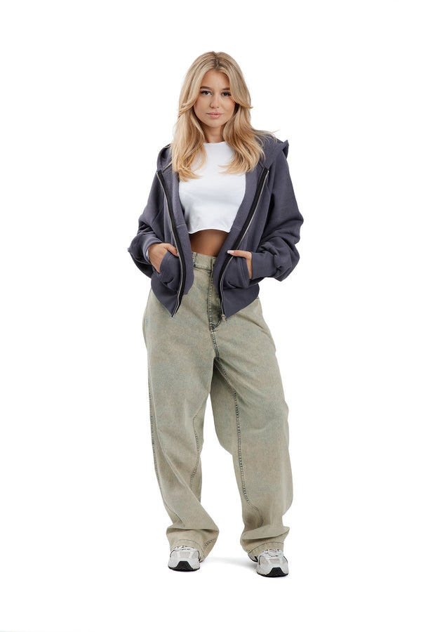 Bluza Zip Reglan Core