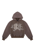 Bluza Zip Danger Zone Brown