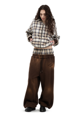 Komplet Bluza i Spodnie Reversible Trashed & Crushed Brown