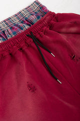 Komplet Bluza i Spodnie Reversible Trashed & Crushed Bordo