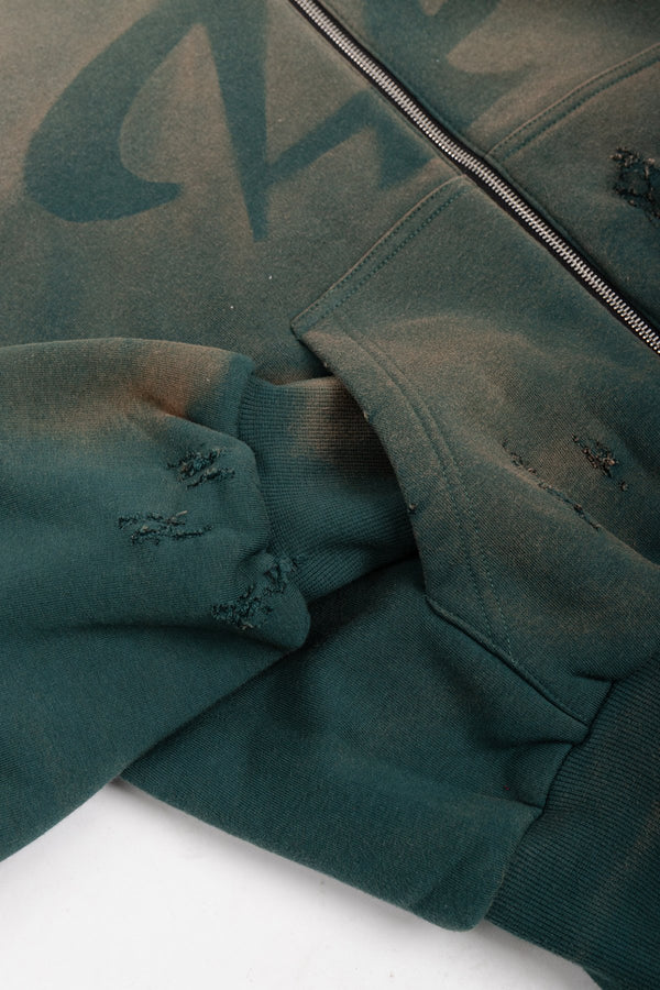 Komplet Bluza i Spodnie Reversible Trashed & Crushed Green