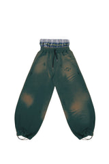 Spodnie Reversible Trashed & Crushed Green