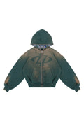 Bluza Reversible Trashed & Crushed Green