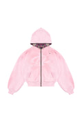 Bluza Reversible Trashed & Crushed Pink
