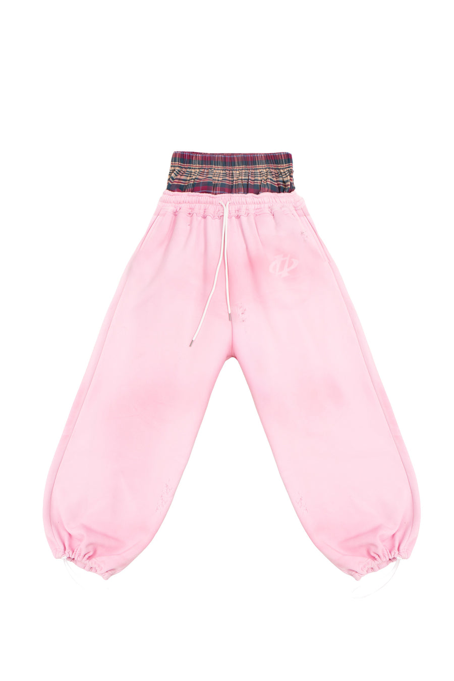 Spodnie Reversible Trashed & Crushed Pink