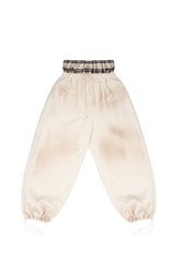 Spodnie Reversible Trashed & Crushed Cream
