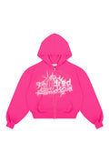 Bluza Puffy Zip Danger Fuchsia