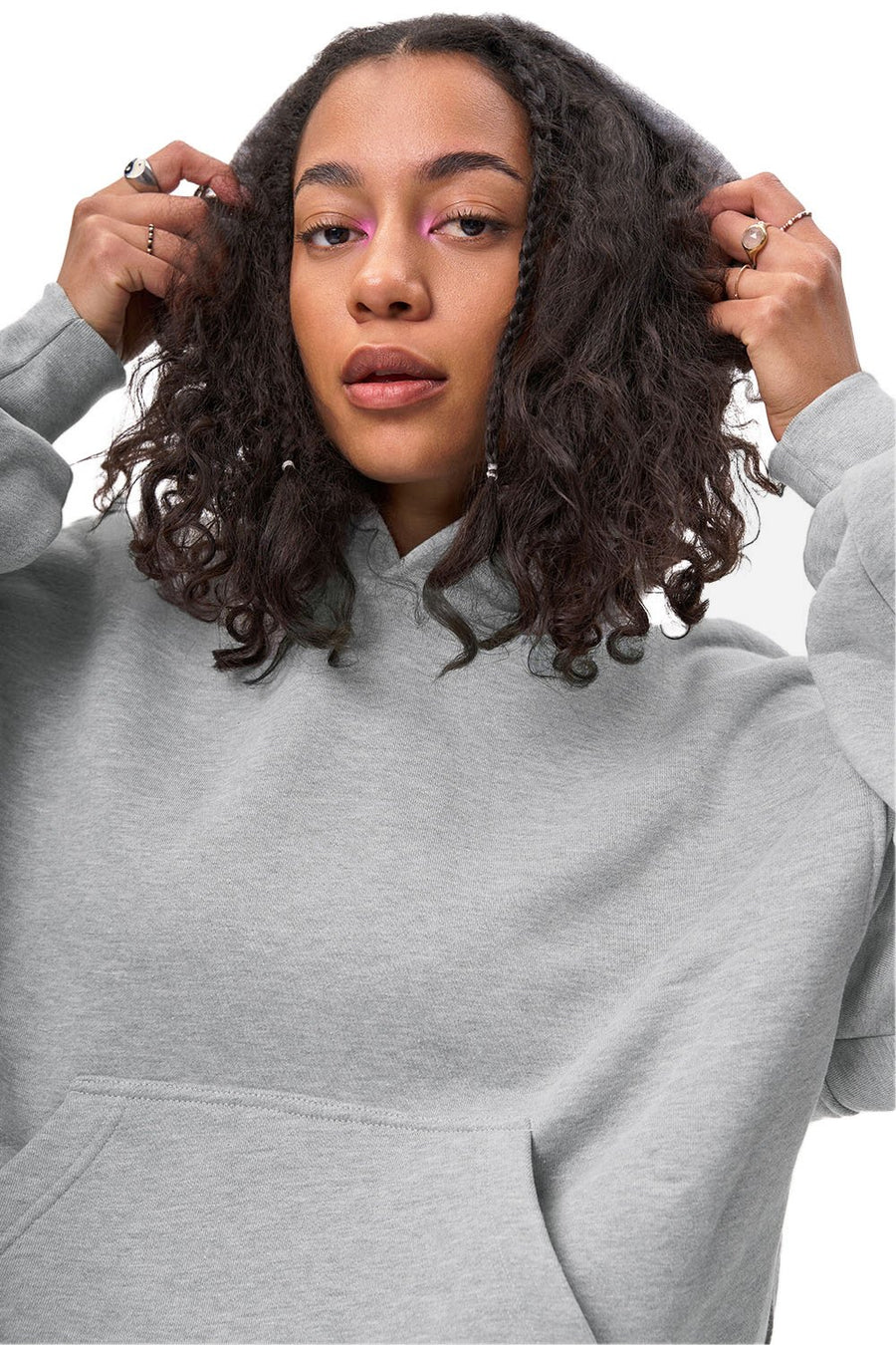 Bluza Hoodie Puffy Ultra Melange Grey