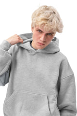 Bluza Hoodie Puffy Ultra Melange Grey