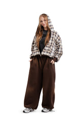 Komplet Bluza i Spodnie Reversible Trashed & Crushed Brown