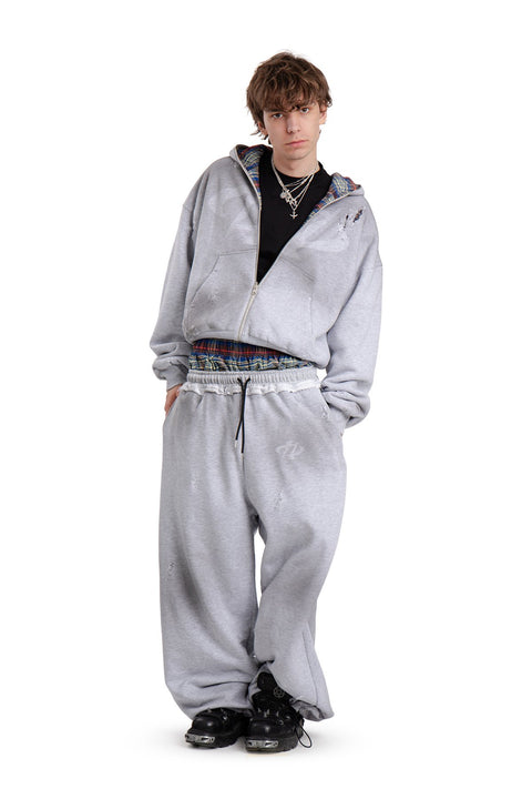 Komplet Bluza i Spodnie Reversible Trashed & Crushed Grey