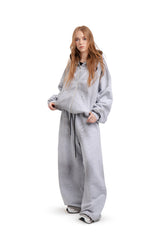 Komplet Bluza i Spodnie Reversible Trashed & Crushed Grey