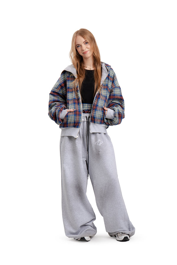 Komplet Bluza i Spodnie Reversible Trashed & Crushed Grey