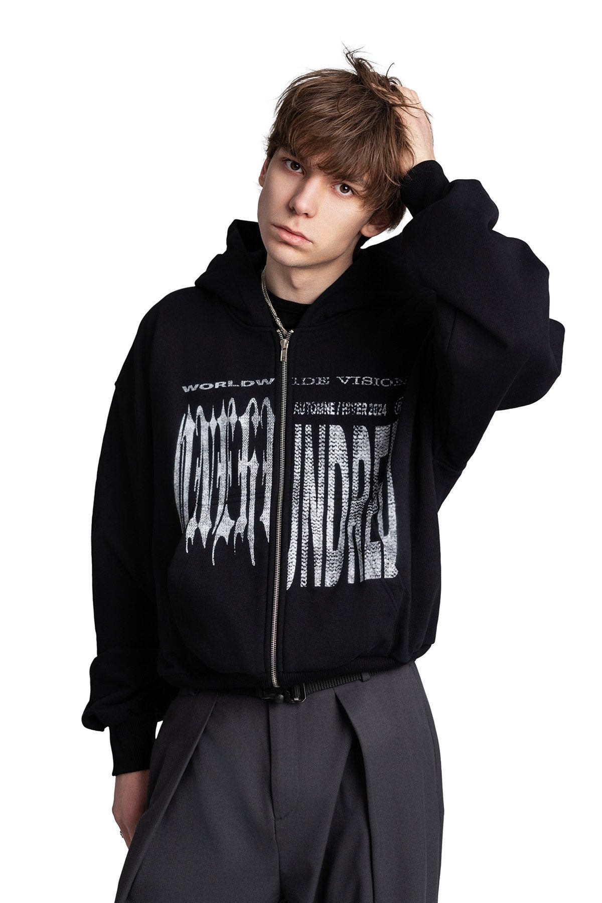 Bluza Duality Zip Black – The100