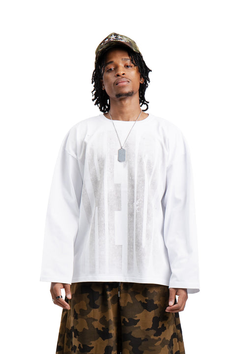 Longsleeve Concrete White