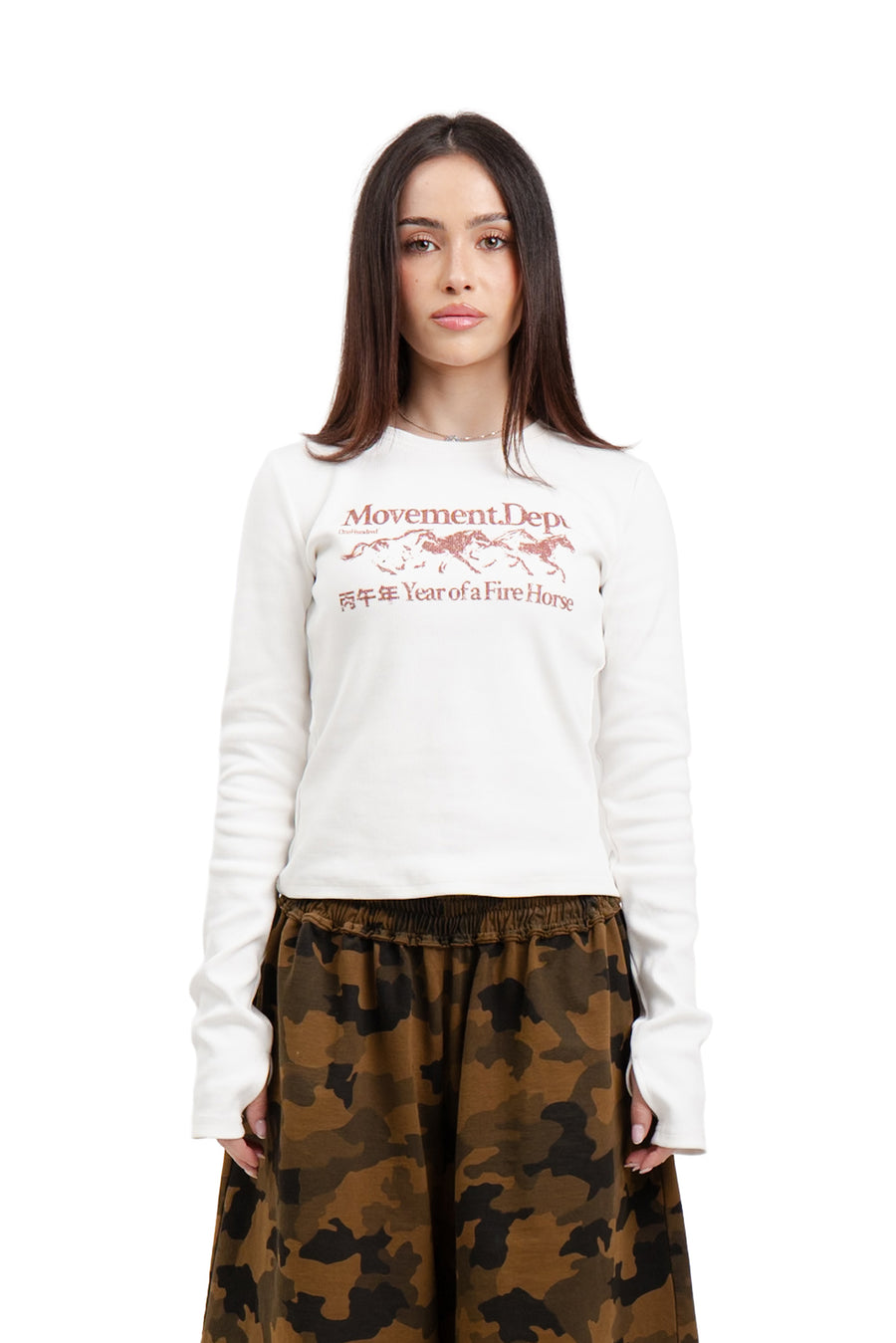 Longsleeve "Movement" Biały