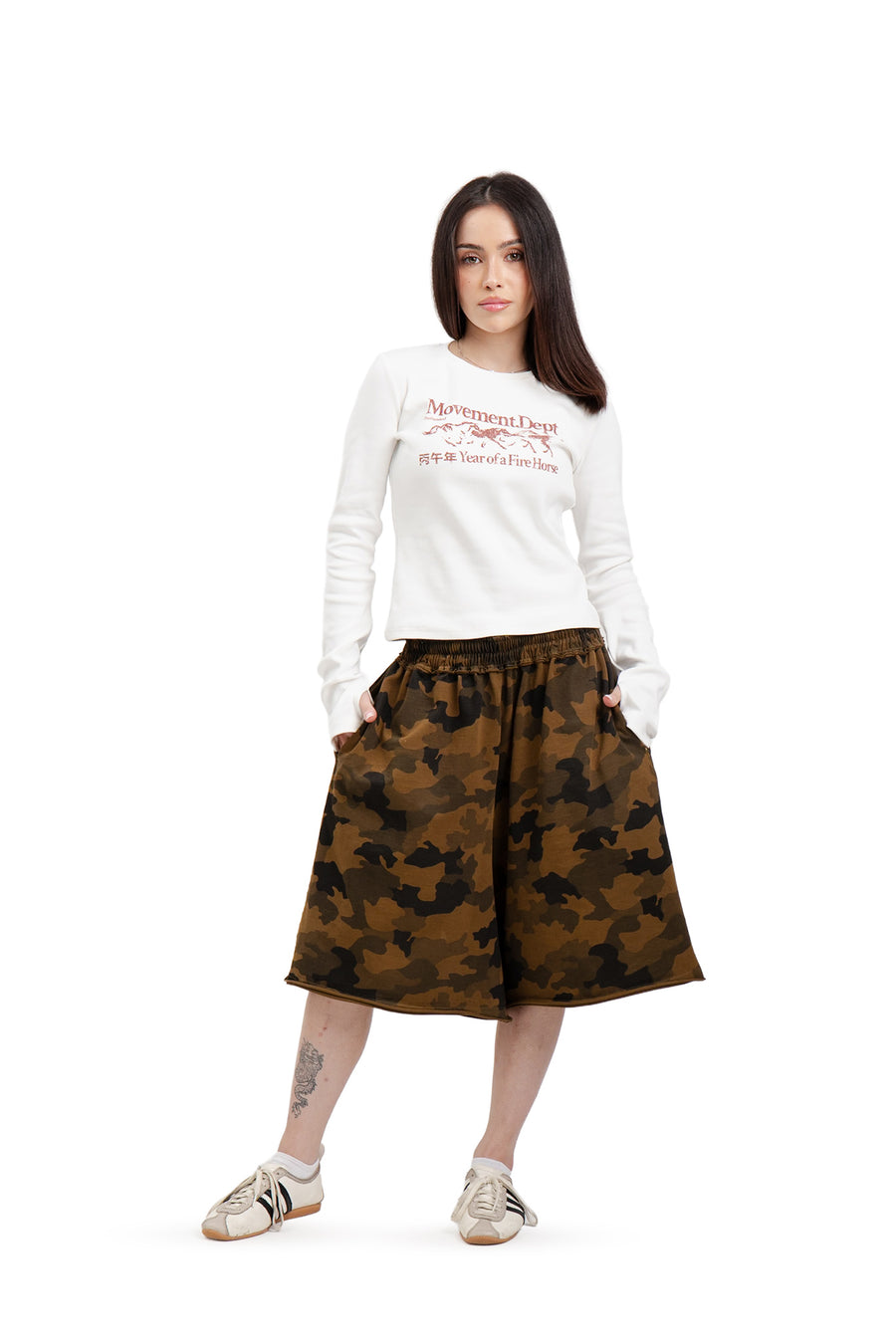 Longsleeve "Movement" Biały