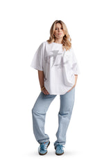 Koszulka Boxy Concrete Logo White