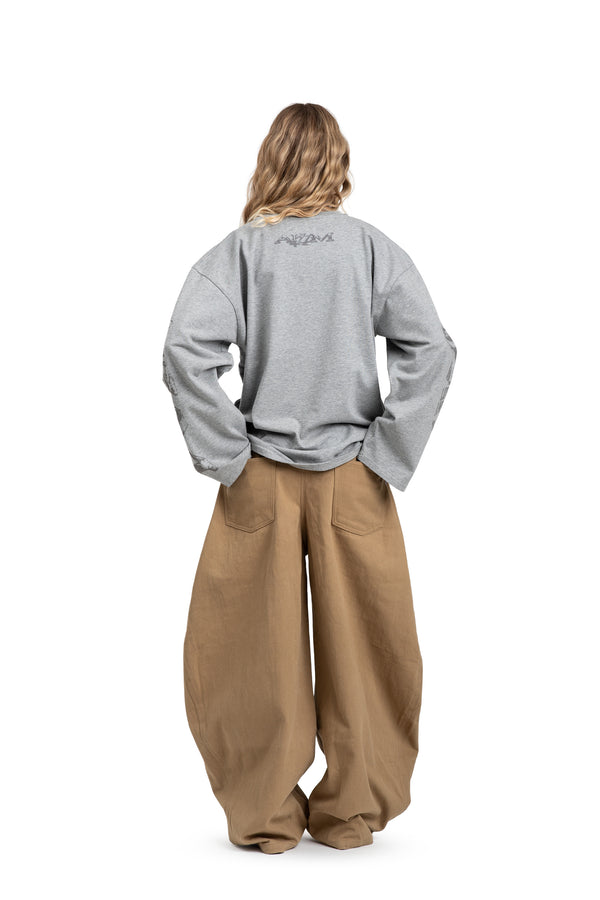 GRAY LOVE LONGSLEEVE