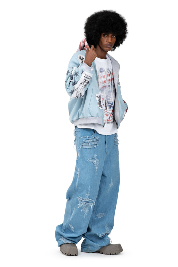 REVERSIBLE LIBERTY DENIM JACKET