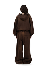 Spodnie Reversible Trashed & Crushed Brown