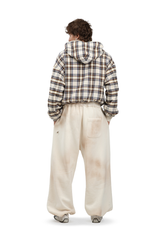 Spodnie Reversible Trashed & Crushed Cream
