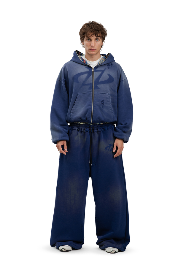 Komplet Bluza i Spodnie Reversible Trashed & Crushed Navy
