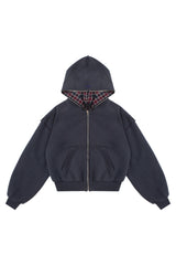 Reversible Campus Grey Hoodie