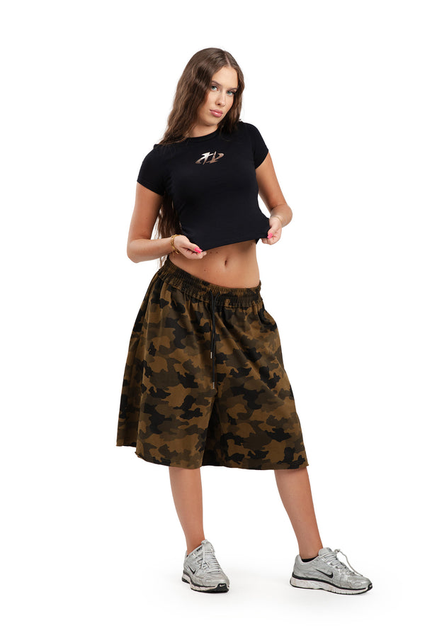 Koszulka Babe REFLECTIVE LOGO Black