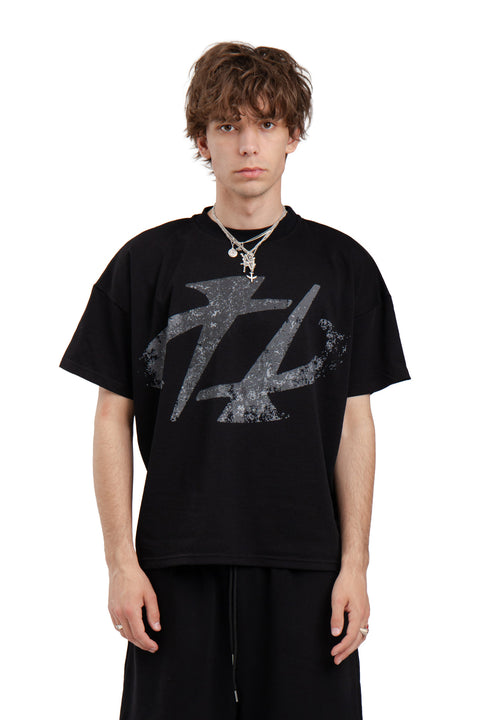 Koszulka Boxy Concrete Logo Black