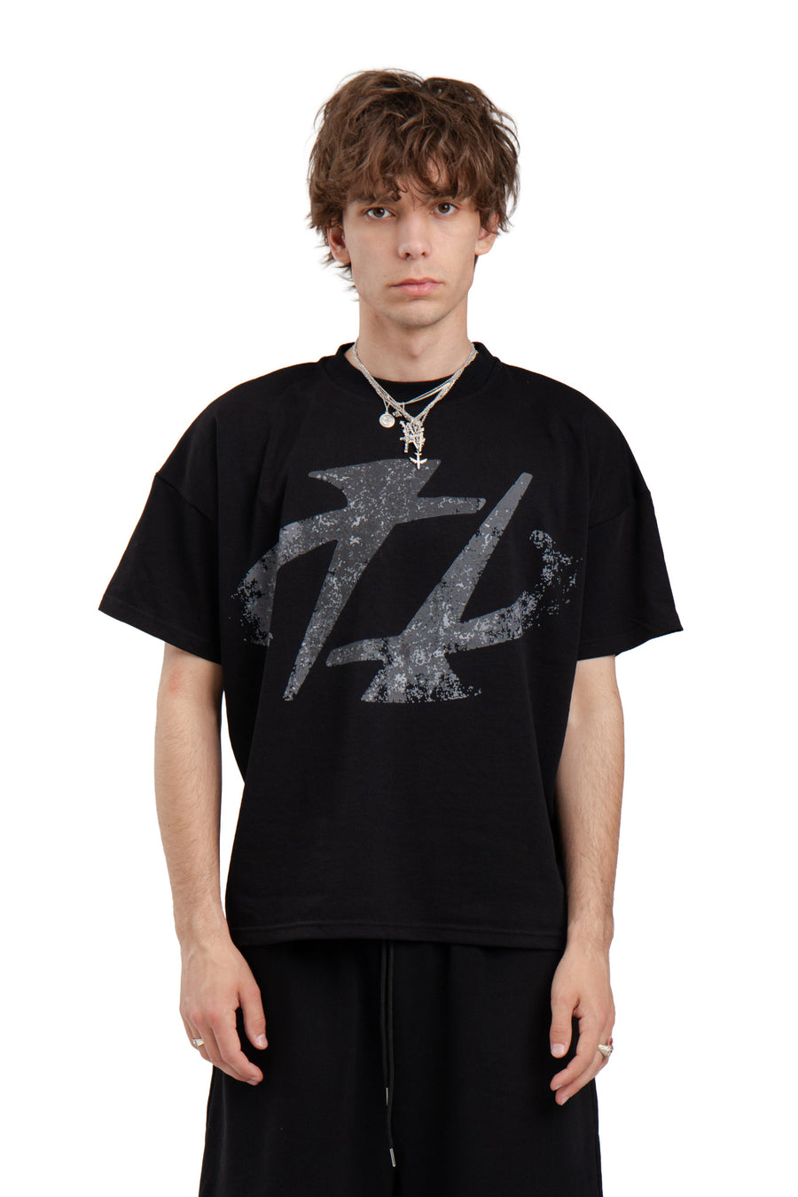 Boxy Concrete Black T-shirt
