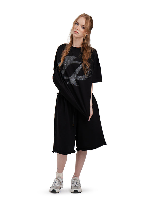 Boxy Concrete Black T-shirt