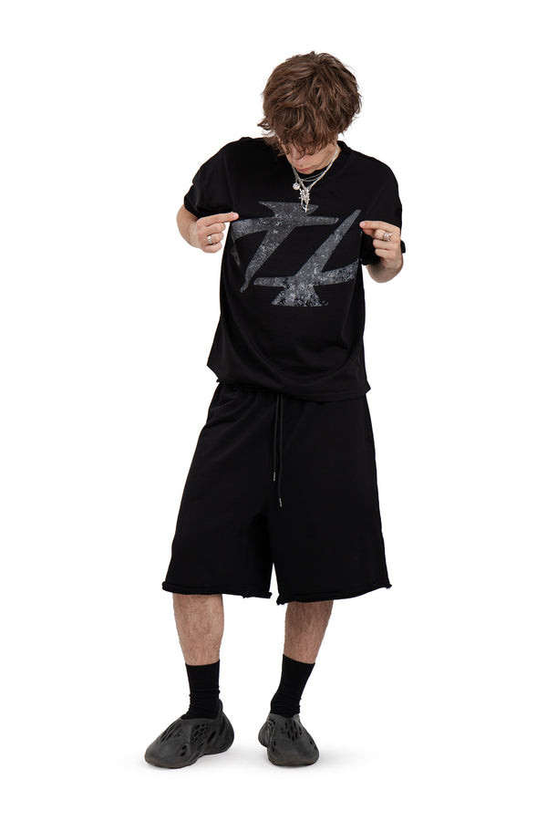 Boxy Concrete Black T-shirt