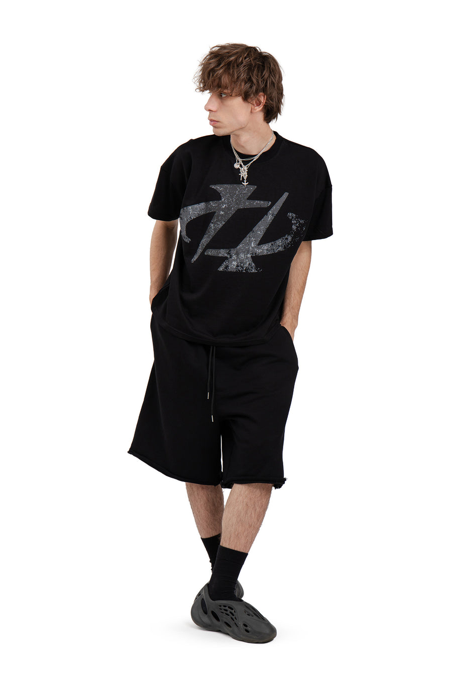 Boxy Concrete Black T-shirt