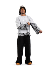 Longsleeve Grey Melange / MORO