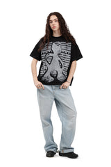 Boxy Concrete Black T-shirt
