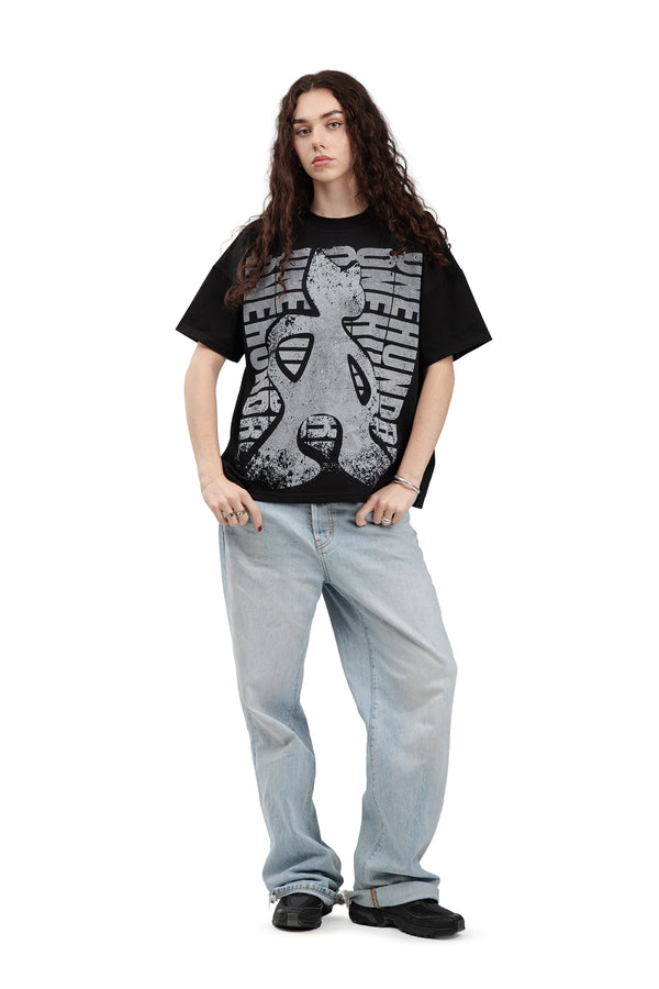 Boxy Concrete Black T-shirt