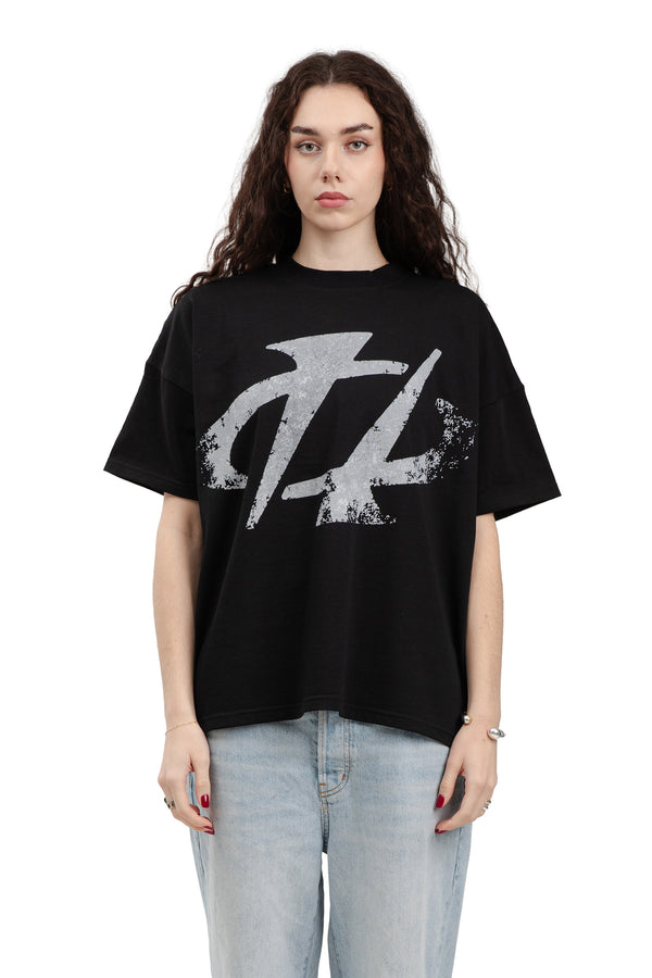 Boxy Concrete Black T-shirt