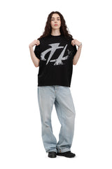 Boxy Concrete Black T-shirt