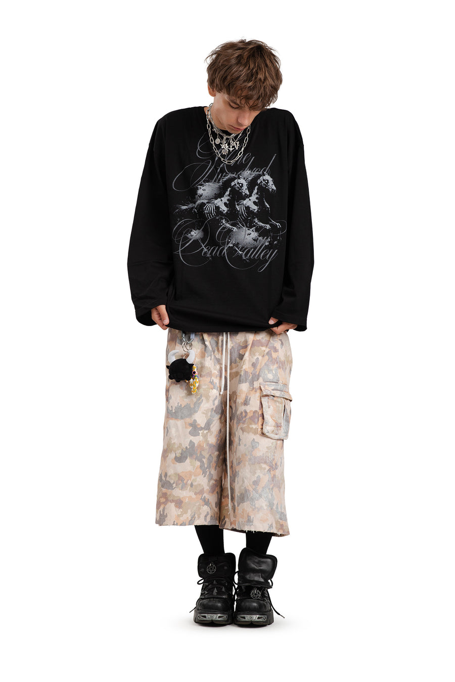 Longsleeve "Dead Valley" Black 1OF1