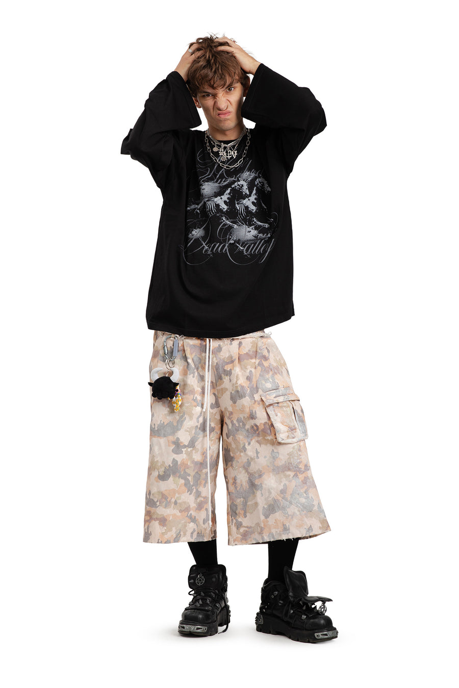 Longsleeve "Dead Valley" Black 1OF1