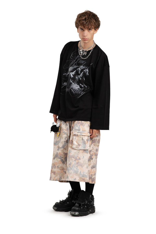 Longsleeve "Dead Valley" Black 1OF1