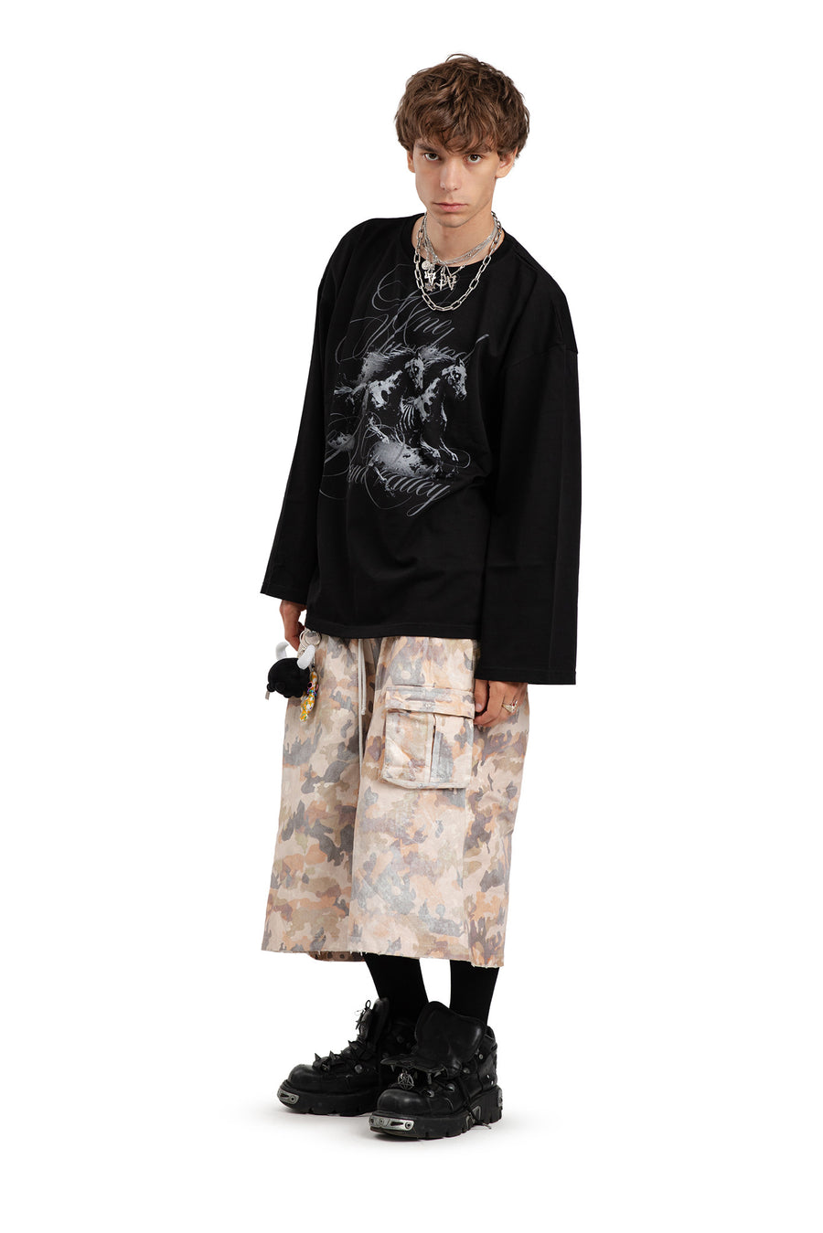 Longsleeve "Dead Valley" Black 1OF1