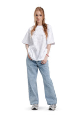 Boxy Concrete White T-Shirt