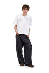 Boxy Concrete White T-Shirt